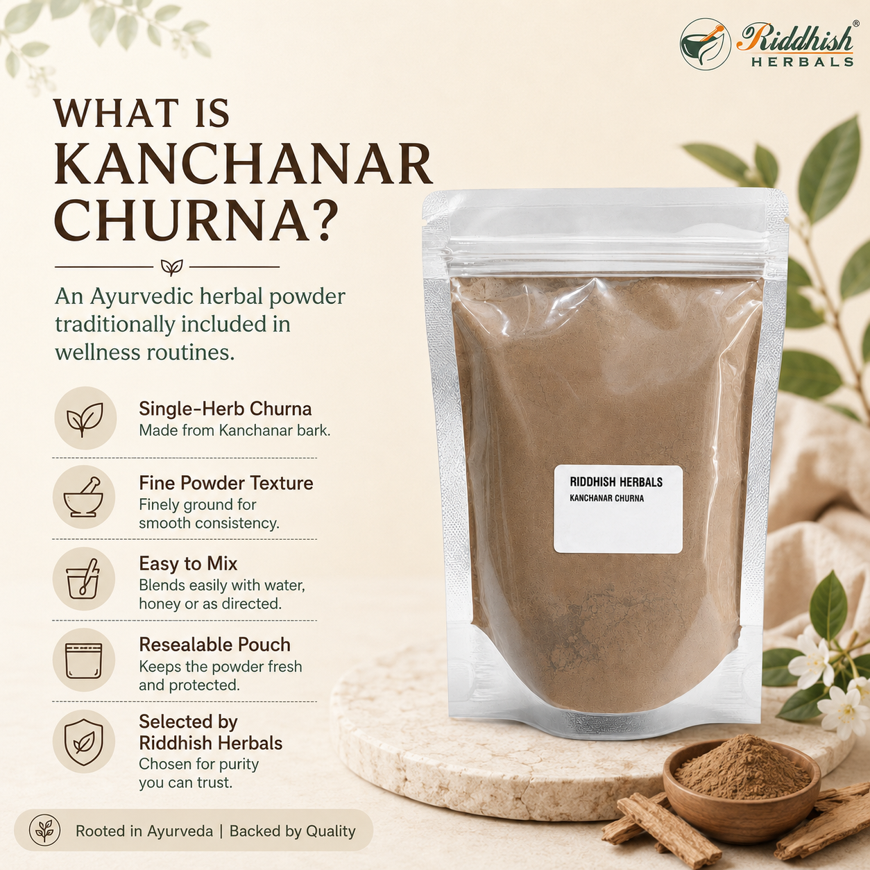 KANCHNAR CHURNA 100G | Bauhinia variegata