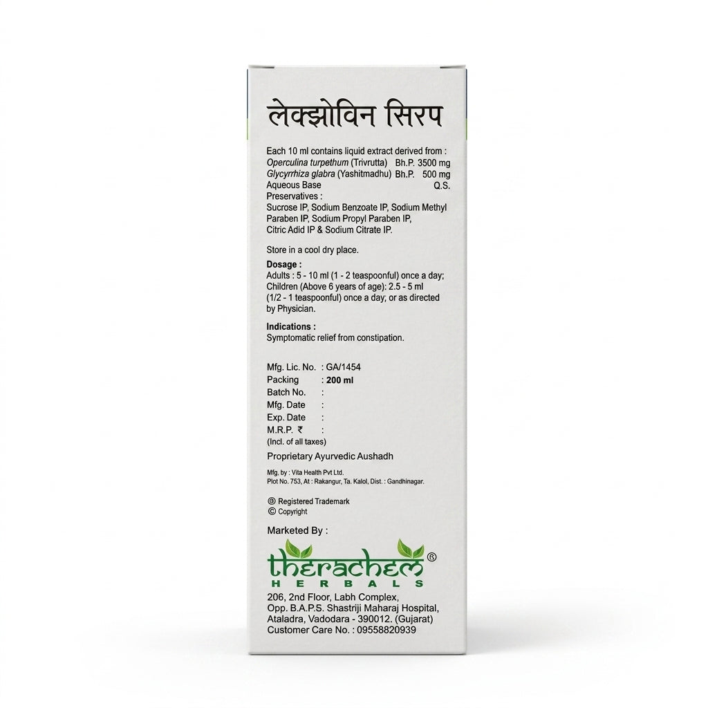 LAXOVYN SYRUP (200ML) | THERACHEM HERBALS