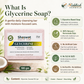 Glycerine Soap | Ayurvedic Handmade Deep Moisturising & Skin Softening Soap | Riddhish Herbals | 100g