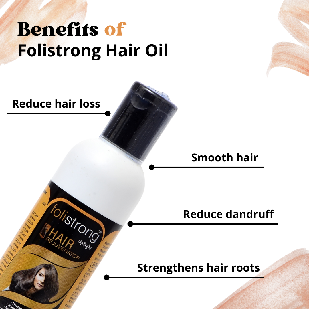 Folistrong Anti-Hairfall Oil (100ml) by Cadila Herbals Chezgree Division - Your Ultimate Hair Rejuvenator