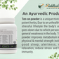 Ten On Powder 100gm open jar view — 12-herb Ayurvedic vitality powder Riddhish Herbals