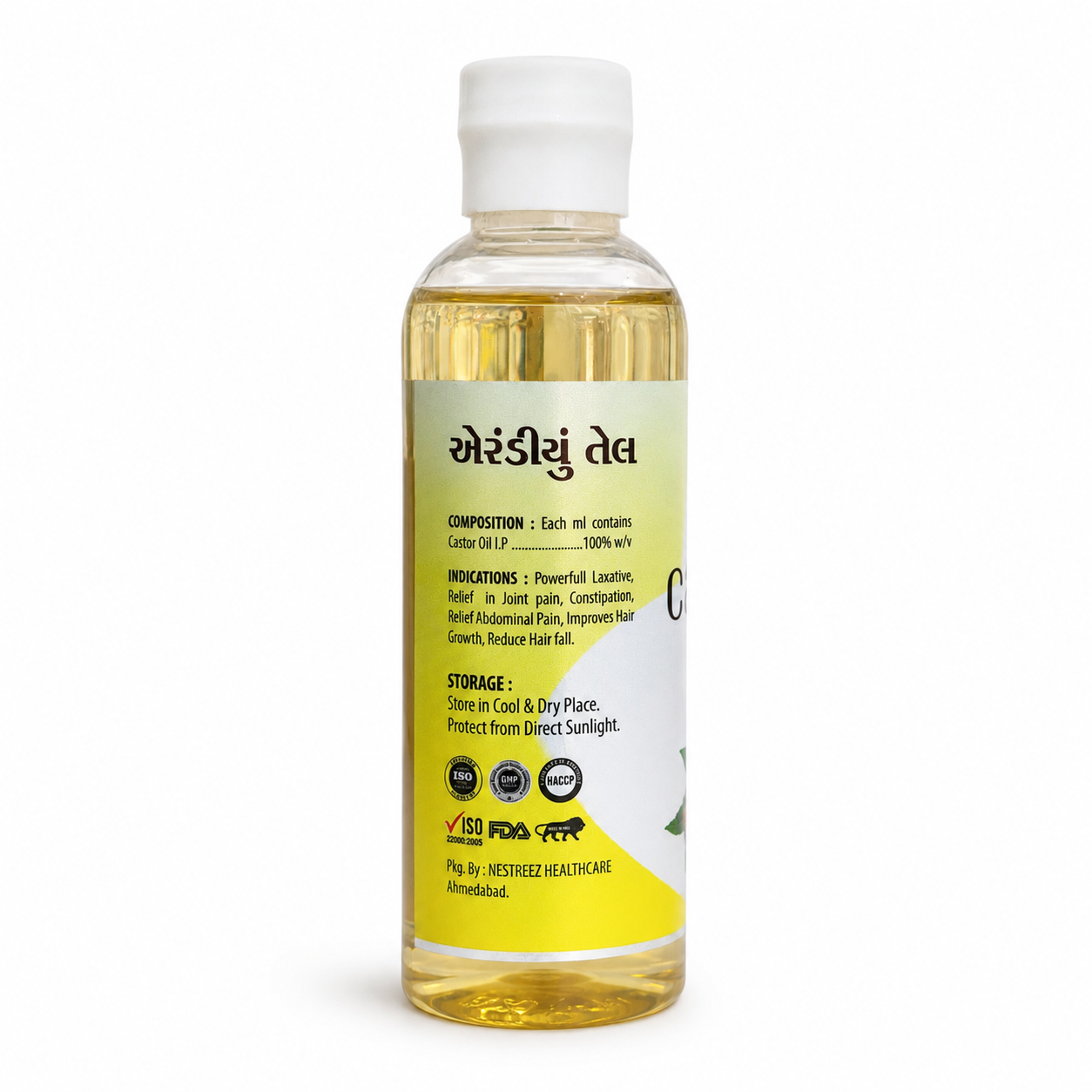 Castor Oil 100ml | Glydex | Pure Erand Oil | Ayurvedic Hair, Skin & External Wellness | Ricinus communis