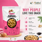 Pink Salt Makhana 95gm | Fox Nuts with Himalayan Pink Salt | Healthy Flavoured Snack | Riddhish Herbals