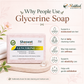 Glycerine Soap | Ayurvedic Handmade Deep Moisturising & Skin Softening Soap | Riddhish Herbals | 100g