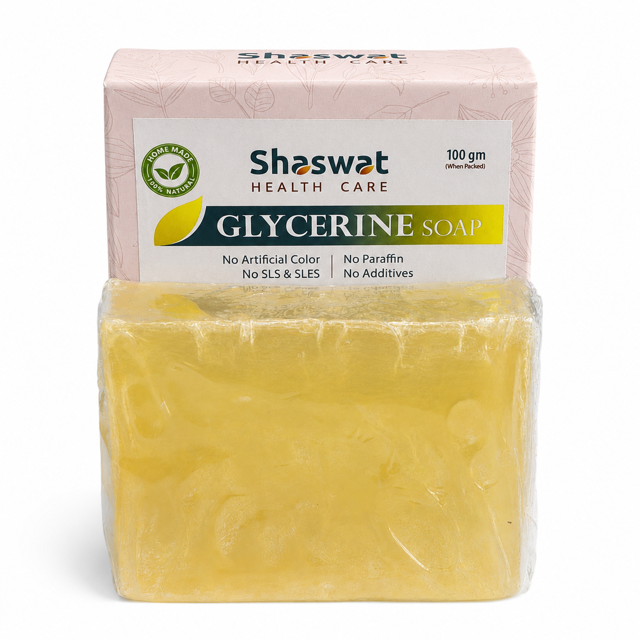 Glycerine Soap | Ayurvedic Handmade Deep Moisturising & Skin Softening Soap | Riddhish Herbals | 100g