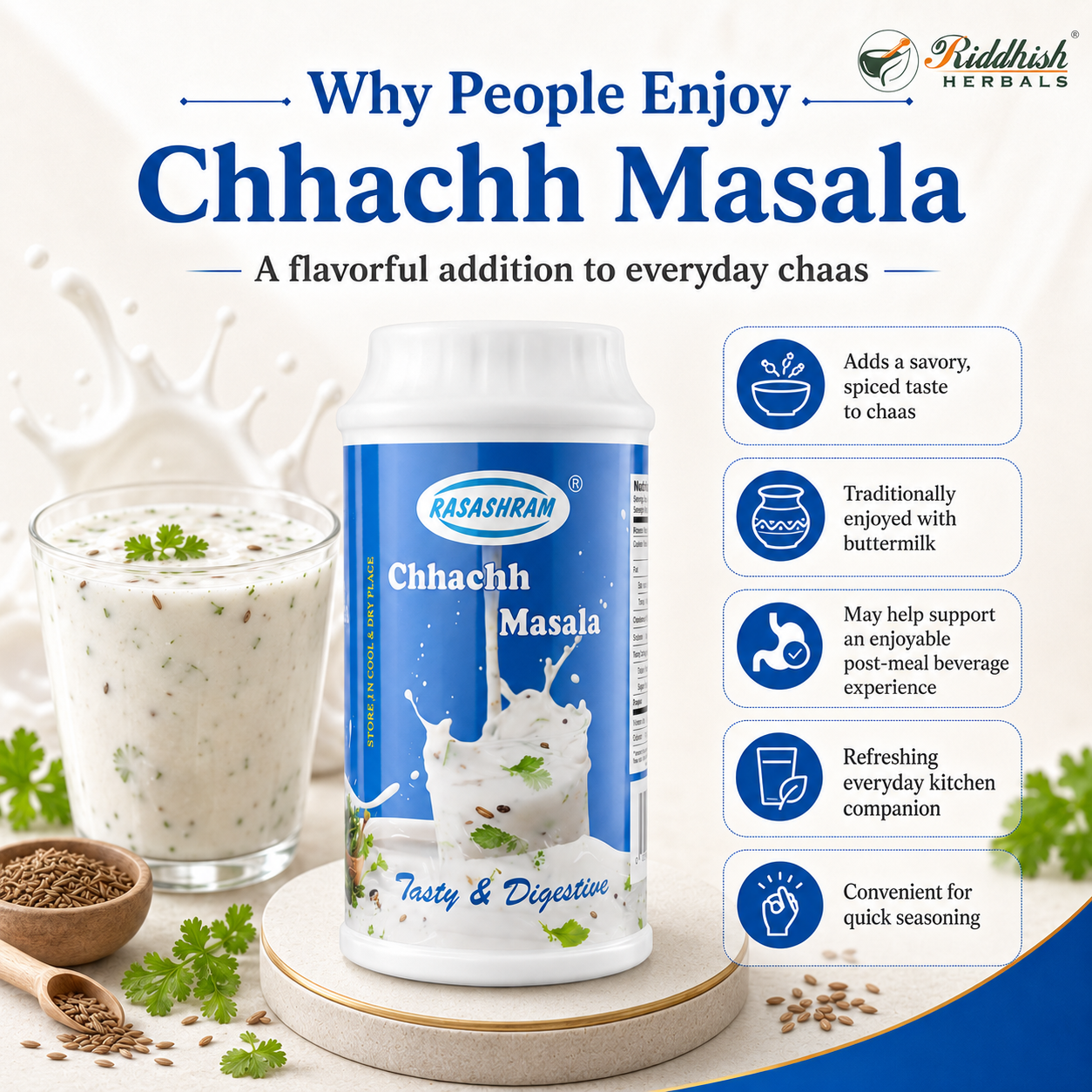 Rasashram Chhachh Masala | Buttermilk Masala | Chaas Masala