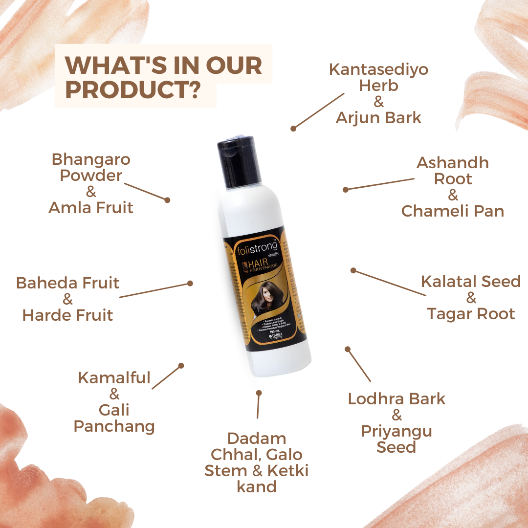 Folistrong Hair Rejuvenator (Bhangro Hair Oil) – ChezGreen / Cadila