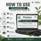 Activated Charcoal Handmade Soap 100gm | Riddhish Herbals | Natural Deep Cleansing Soap