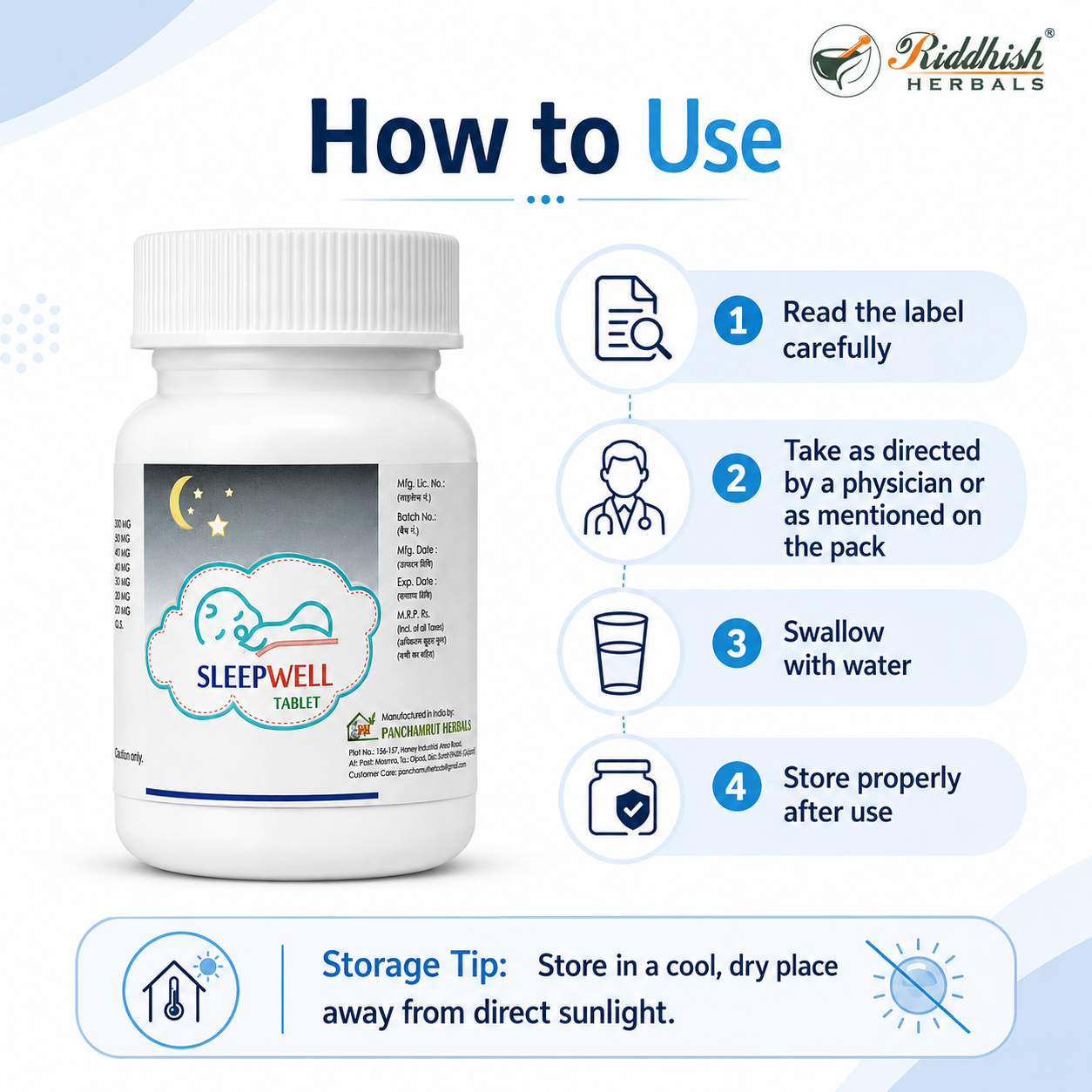 Panchamrut Herbals Sleepwell Tablet 30T