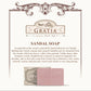 Gratia Handmade Glycerin Soap – Sandalwood (Chandan) | Luxury Classic Fragrance Bathing Bar (125g)