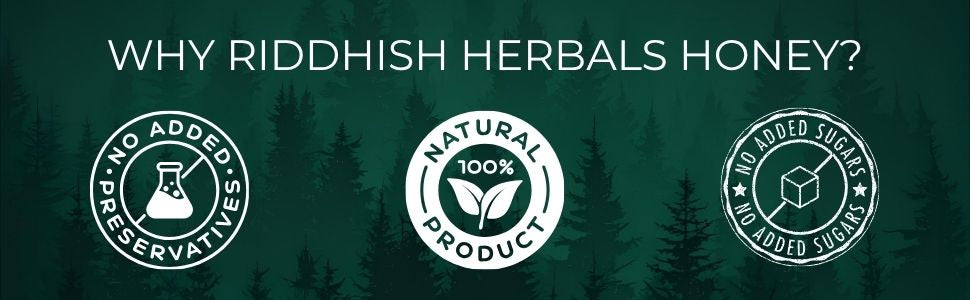 Multi Floral Honey for natural energy and daily wellness | Riddhish Herbals 500g