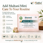 Multani Matti Soap (Fuller's Earth) | Ayurvedic Handmade Deep Pore Cleansing & Oil Control Soap | Riddhish Herbals | 100g