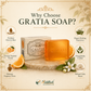 Gratia Handmade Glycerin Soap – Orange Extract | Luxury Fragrance Bathing Bar (125g)