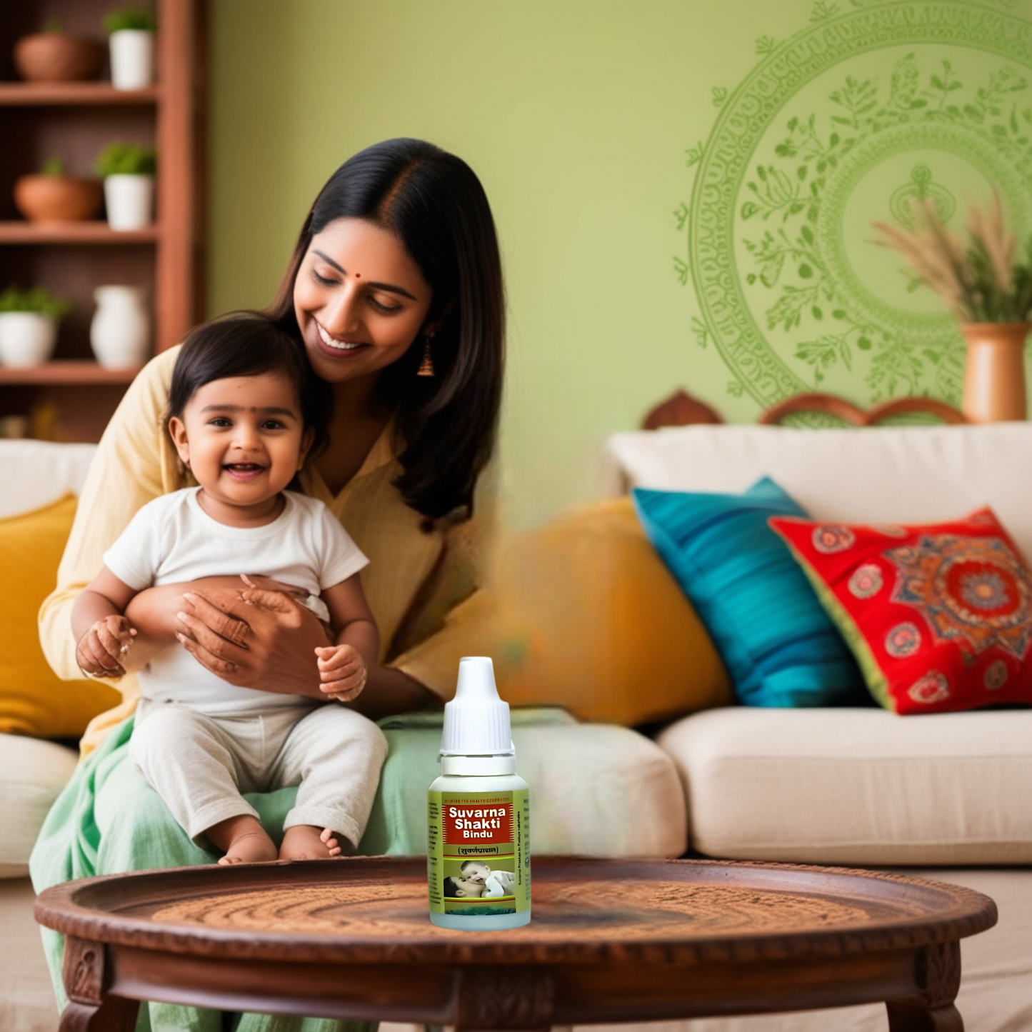 Suvarna Shakti Bindu (Suvarna Prashan) – Ayurvedic Gold Drops for Children – Shanker – 15 ml