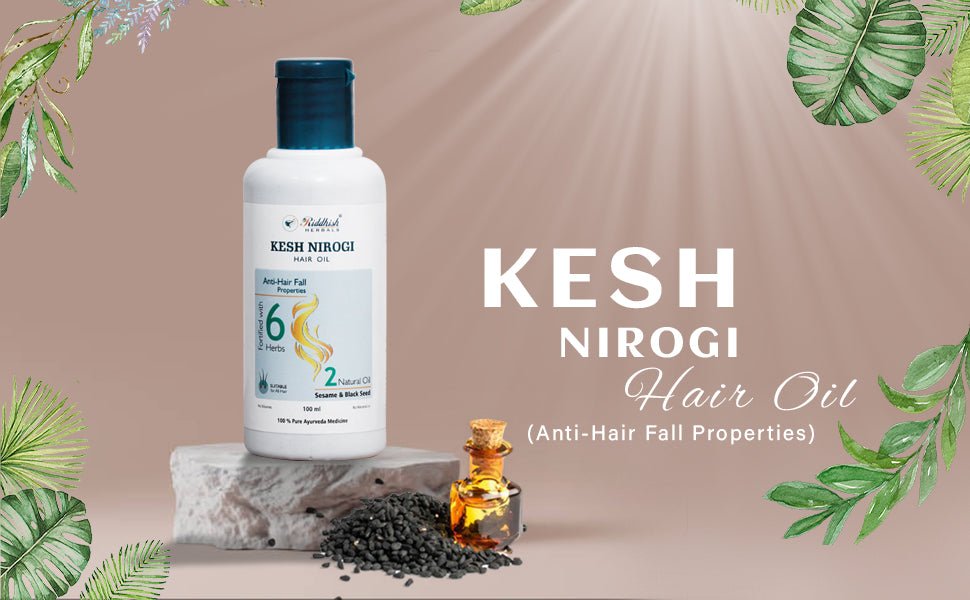 Kesh Nirogi Anti Hair fall Oil 100ml | RIDDHISH HERBALS 🌿 | Strengthen, Nourish & Protect Your Hair Naturally