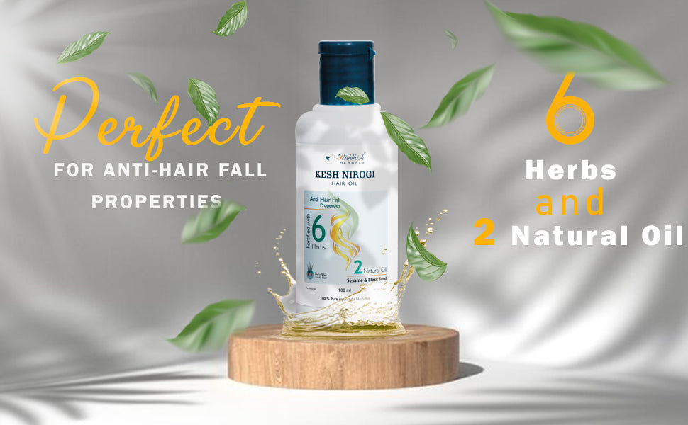 Kesh Nirogi Anti Hair fall Oil 100ml | RIDDHISH HERBALS 🌿 | Strengthen, Nourish & Protect Your Hair Naturally