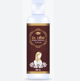 DR LOM SHAMPOO 200ML GLYDEX | Anti-Dandruff & Hair Nourishment | Riddhish Herbals