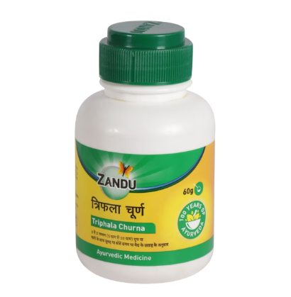 ZANDU TRIPHALA CHURNA  | A Natural Digestive Health Boost | 60g