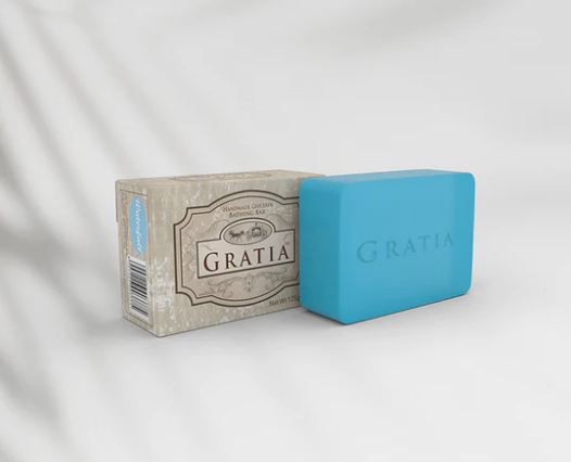💧 Gratia Handmade Glycerin Soap – Waterfall | Luxury Fresh Aqua Fragrance Bathing Bar (125g)