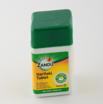 Zandu Haritaki Tablets (40 Tab)- Enhance Digestive Health Naturally