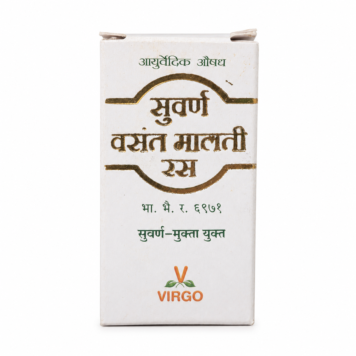 Suvarna Vasant Malati Rasa (Suvarna-Mukta Yukta) tablet — Virgo UAP Pharma, 10 tab pack | Riddhish Herbals