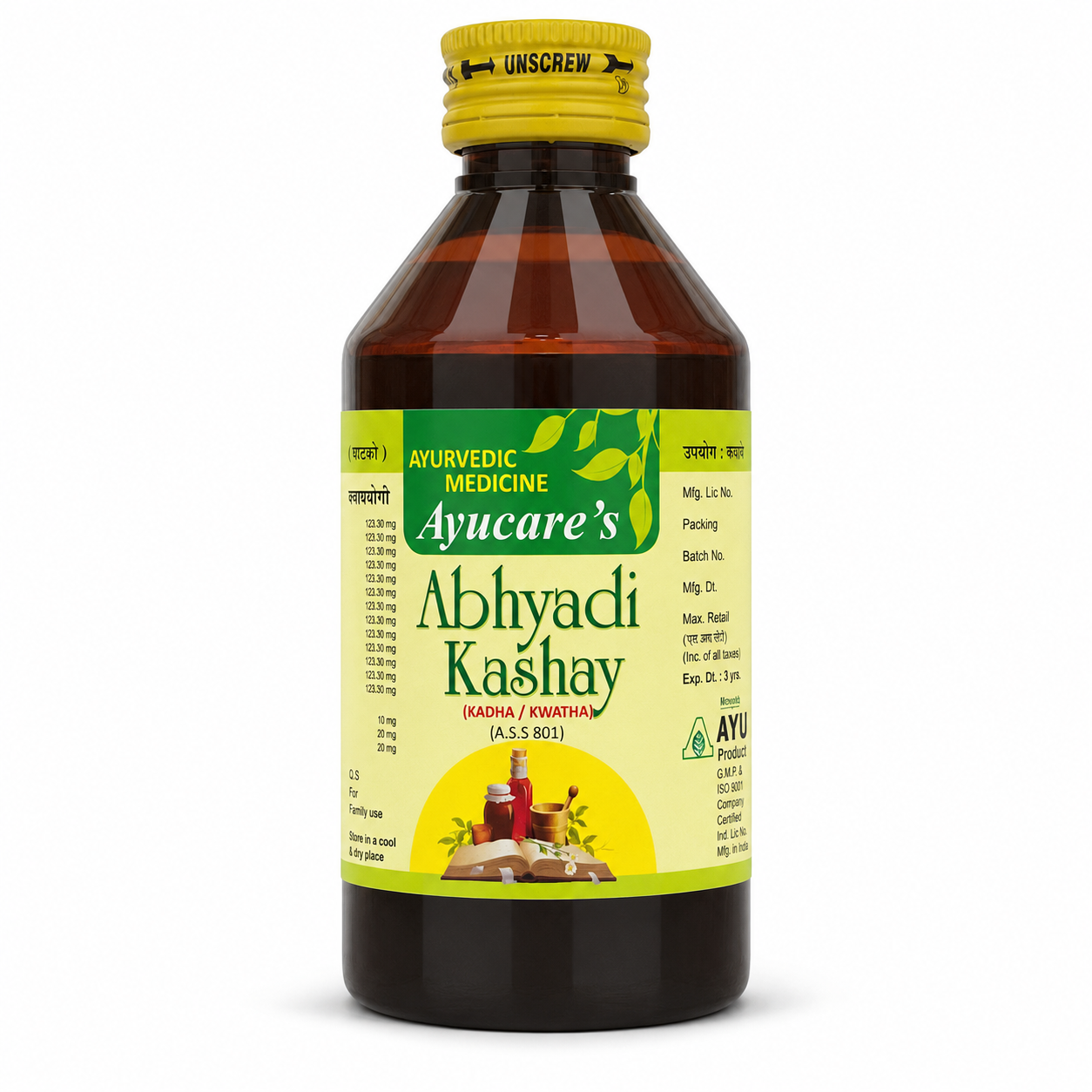 Abhayadi Kashay | Sharangdhara Kwath | Ayucare | 200ml