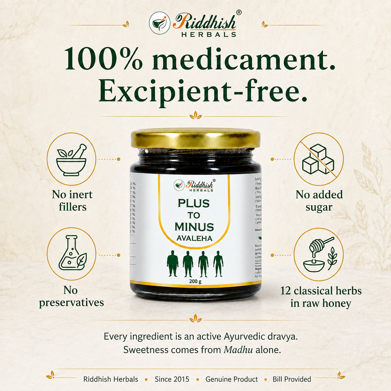 Plus To Minus Avaleha | Digestion & Metabolism | Riddhish Herbals