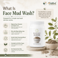 Basiclean Herb's Mud Face Wash Powder | Herbal Clay Cleanser | 150gm | Riddhish Herbals