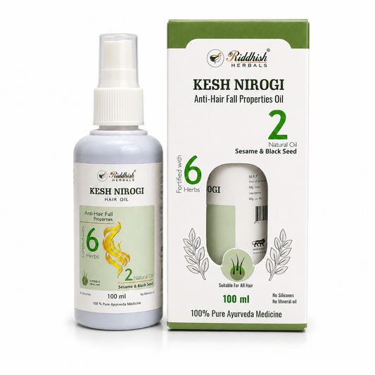 Kesh Nirogi Anti Hair fall Oil 100ml | RIDDHISH HERBALS 🌿 | Strengthen, Nourish & Protect Your Hair Naturally