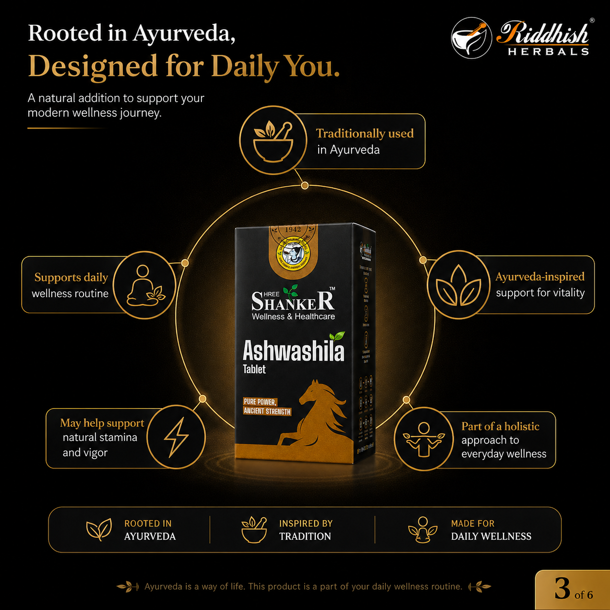 ASHWASHILA TABLET - 60TAB | PURE POWER, ANCIENT STRENGTH