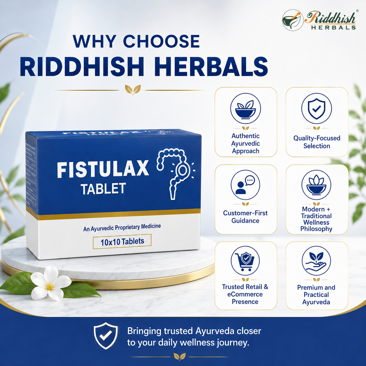 Rutarth Pharma Fistulax Tablet | Mild Ayurvedic Laxative | No Senna