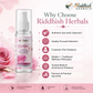 Riddhish Herbals Premium Rose Water (Steam Distilled) | Rosa centifolia | Cleanses, Tones & Purifies | 100ml