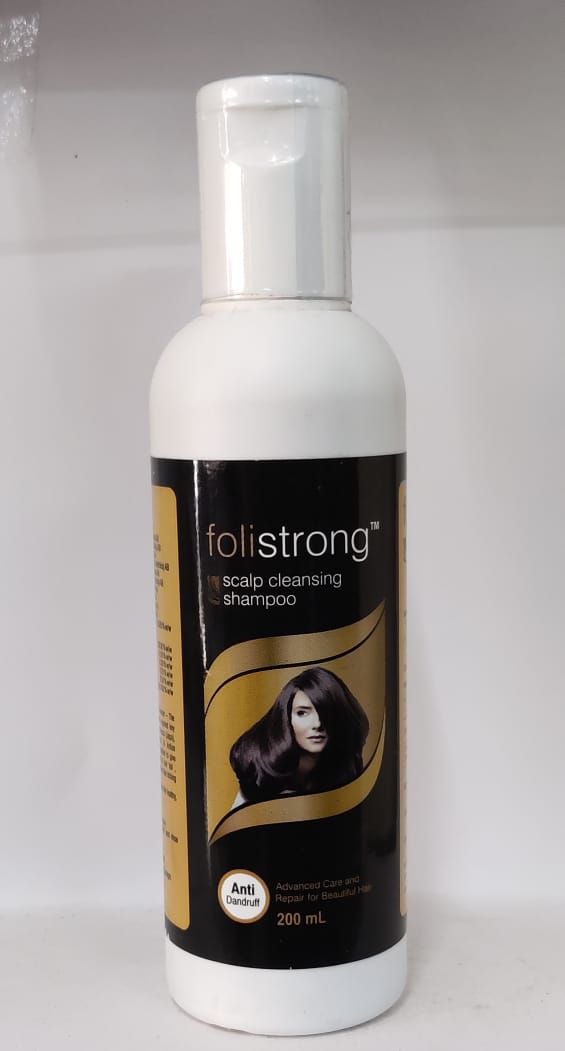 Folistrong Scalp Cleansing Shampoo (Anti-Dandruff) – ChezGreen / Cadila