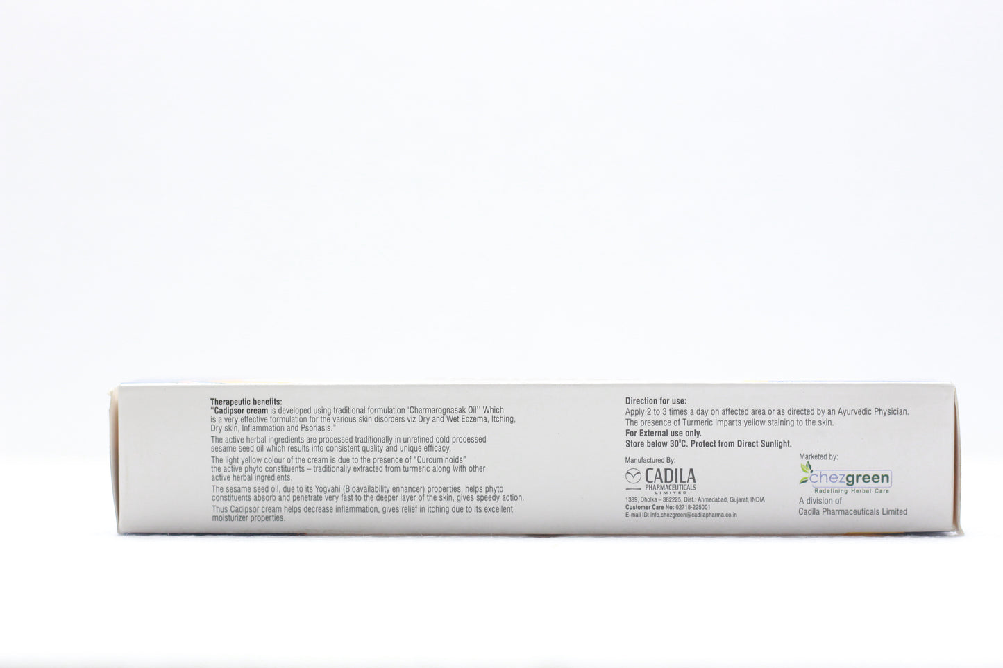 Cadipsor Cream – Ayurvedic Skin-Care Cream – ChezGreen (Cadila) – 50 g