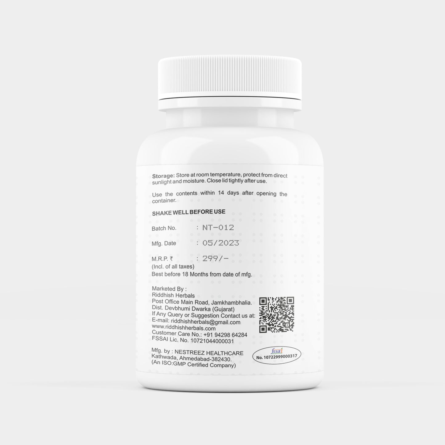 Isabgul Husk Powder orange flavour, composition and how to use — Riddhish Herbals 100g