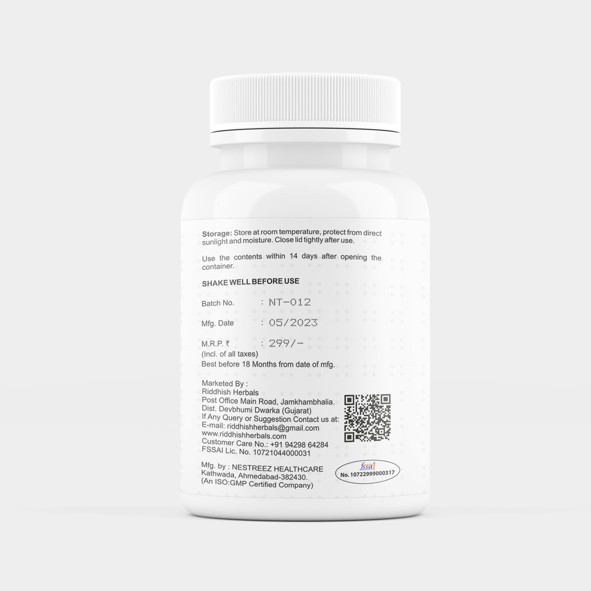 Isabgul Husk Powder orange flavour, composition and how to use — Riddhish Herbals 100g