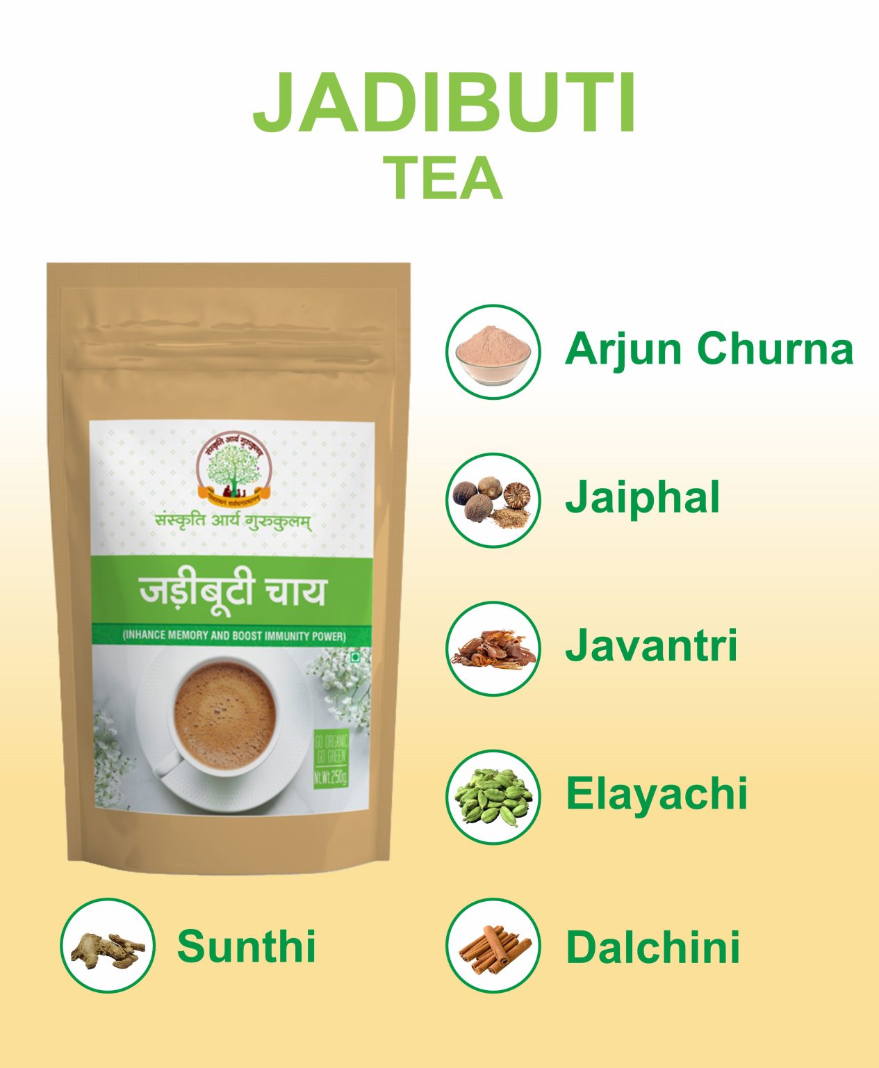 MANTRAUSHADHI JADI BUTTI TEA 250 GM