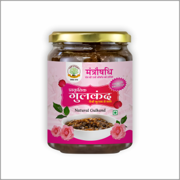 MANTRAUSHADHI NATURAL GULKAND 500 GM - 🌹 Gulkand with Pravaal Pishti & Silver Ash | Herbal Rose Preserve