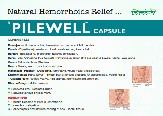 PILEWELL CAPSULE (30 CAP) | THERACHEM HERBALS