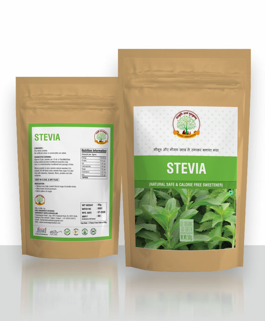 MANTRAUSHADHI STEVIA POWDER 50 GM