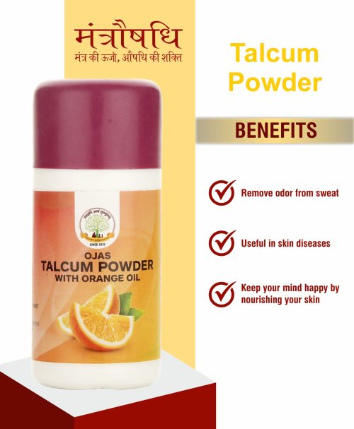 MANTRAUSHADHI OJAS TALCUM POWDER 50 GM