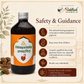 Abhayarishta safety guidance and trusted Ayurvedic retailer infographic by Riddhish Herbals