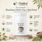 Basiclean Herb's Face Mud Wash key features infographic