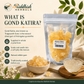 What is Gond Katira infographic explaining Tragacanth Gum as natural dried gum of Astragalus gummifer