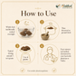 Harde Akhi Moti how to use soaked overnight decocted or ground fresh 3 to 6 grams under Ayurvedic physician guidance infographic
