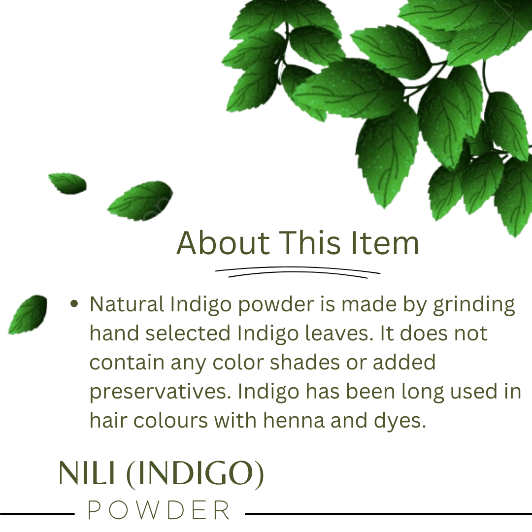 Indigo (Nili) Powder 100gm | RIDDHISH HERBALS  🌿