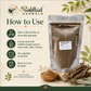 Riddhish Herbals Jatamansi Churna how to use infographic