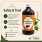 Kalmeghasava Virgo safety and trust physician consultation infographic by Riddhish Herbals