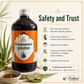 Kumaryasava Virgo safety and trust physician guidance infographic by Riddhish Herbals