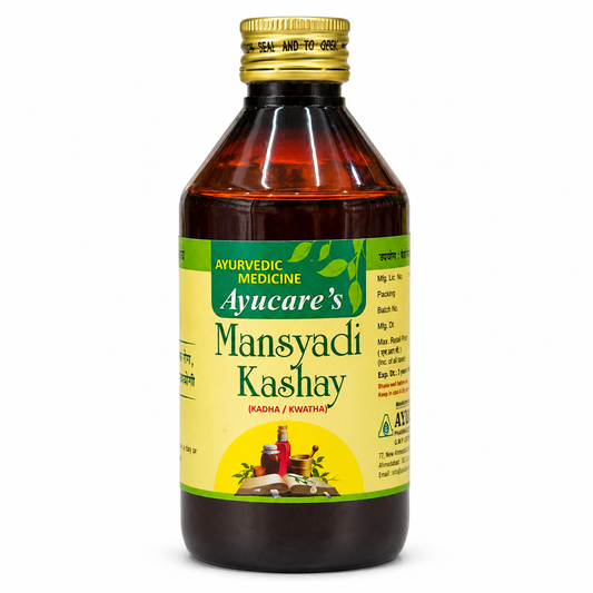 Ayucare Mansyadi Kashay 200ml front bottle on white background